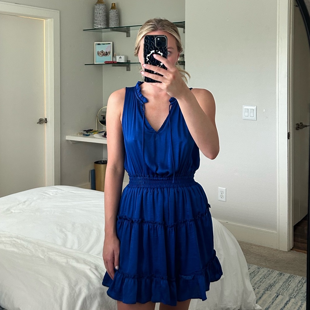 Blue dress